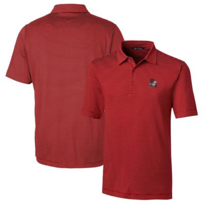 NCAA Arkansas Razorbacks Big & Tall Forge Pencil Stripe Stretch Polo