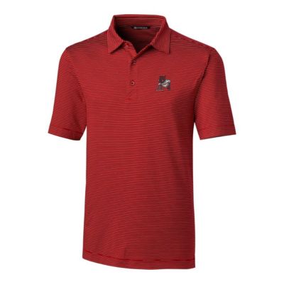 NCAA Arkansas Razorbacks Big & Tall Forge Pencil Stripe Stretch Polo