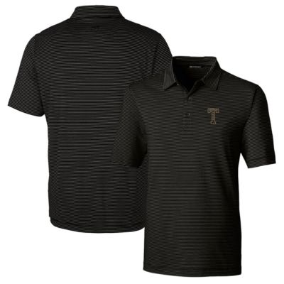 Georgia Tech Yellow Jackets NCAA GA Logo Big & Tall Forge Pencil Stripe Stretch Polo