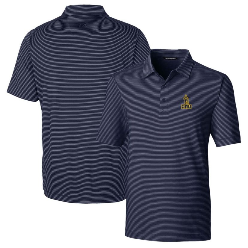 NCAA Northern Arizona Lumberjacks Big & Tall Forge Pencil Stripe Stretch Polo
