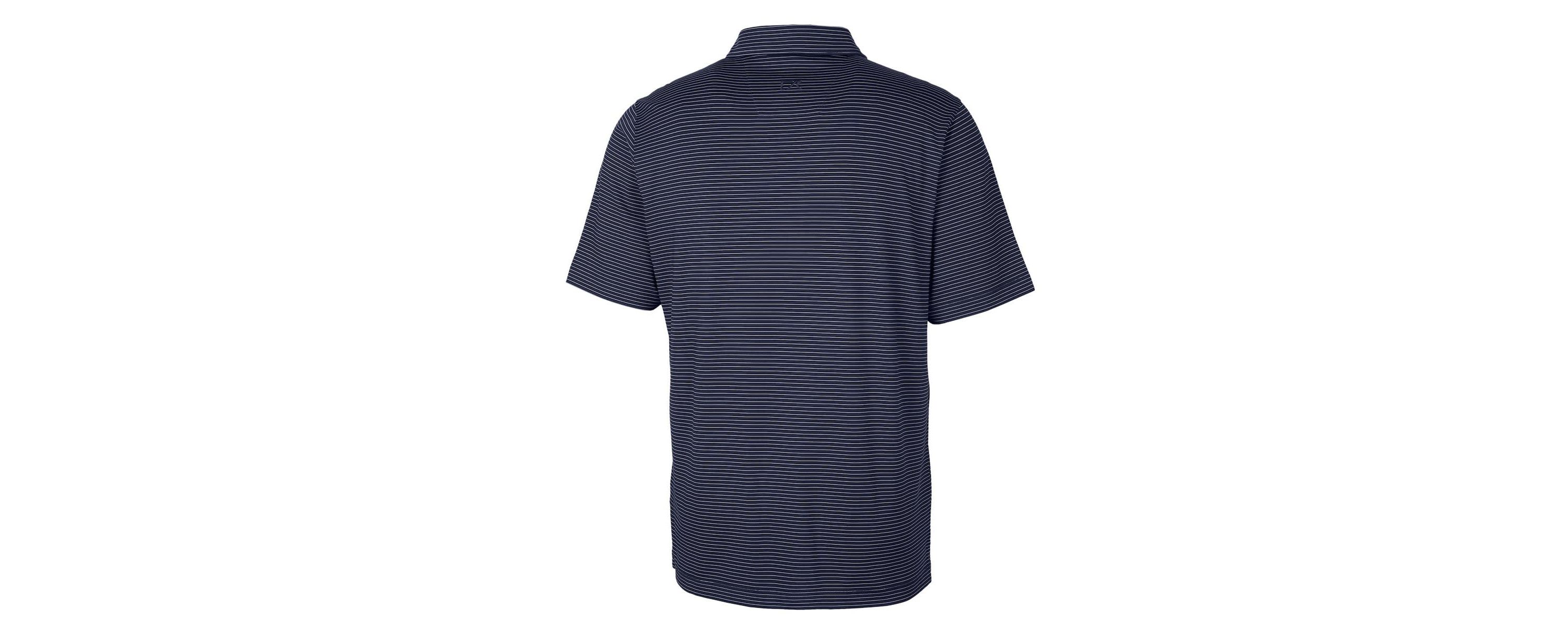 NCAA Northern Arizona Lumberjacks Big & Tall Forge Pencil Stripe Stretch Polo