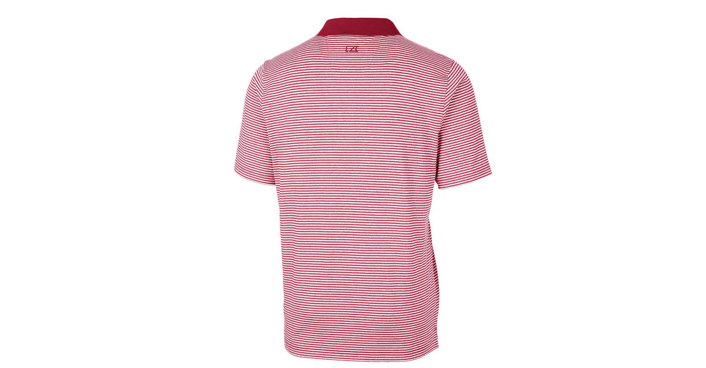 Alabama Crimson Tide NCAA Alabama Tide Big & Tall Forge Tonal Stripe Stretch Polo