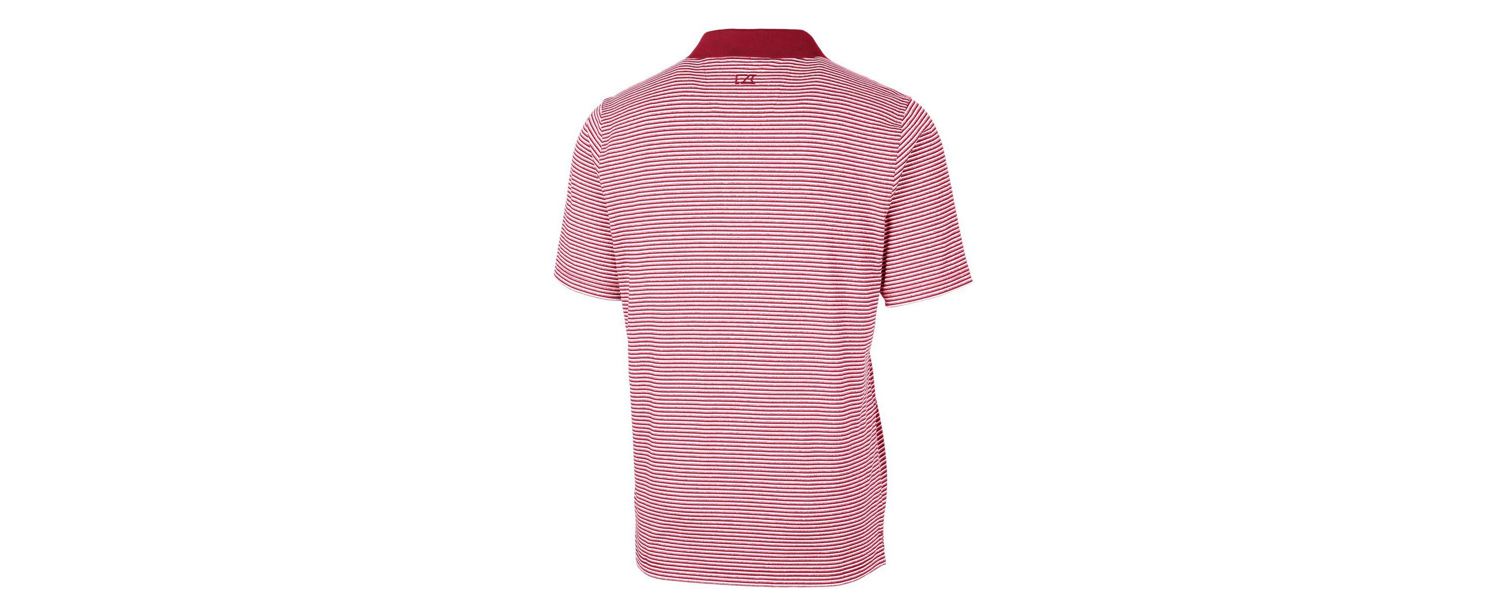 NCAA Arkansas Razorbacks Big & Tall Forge Tonal Stripe Stretch Polo