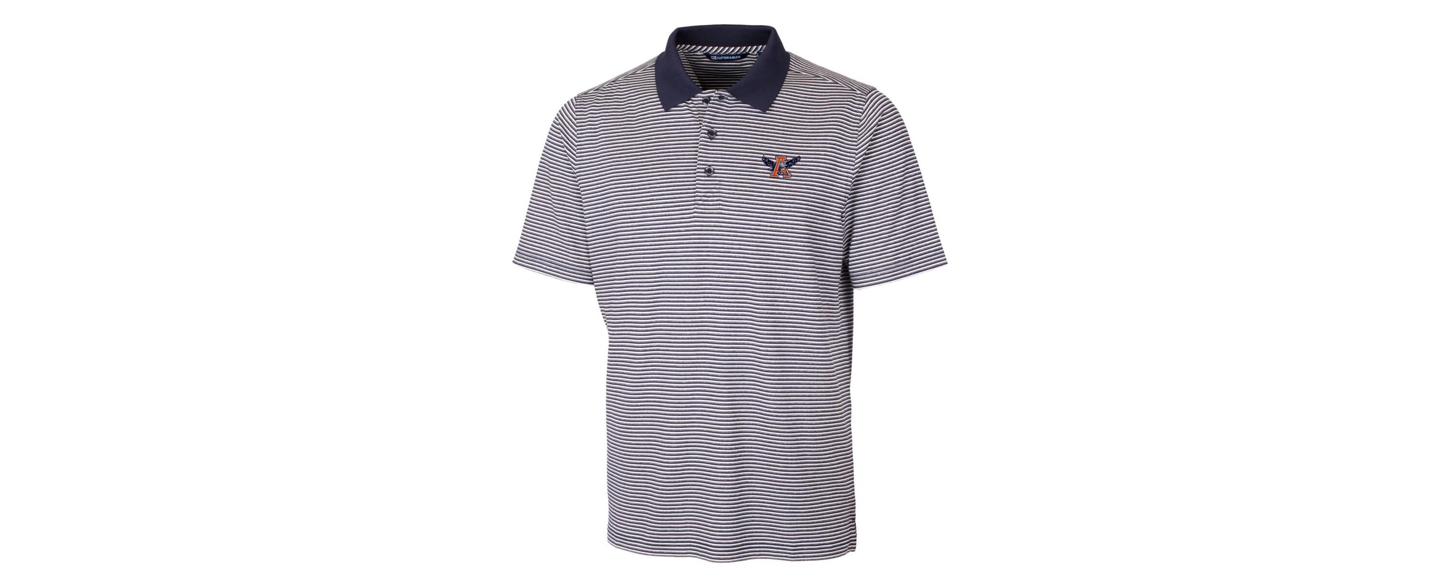 NCAA Auburn Tigers Big & Tall Forge Tonal Stripe Stretch Polo