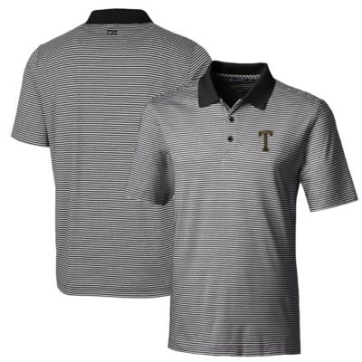 Georgia Tech Yellow Jackets NCAA GA Logo Big & Tall Forge Tonal Stripe Stretch Polo