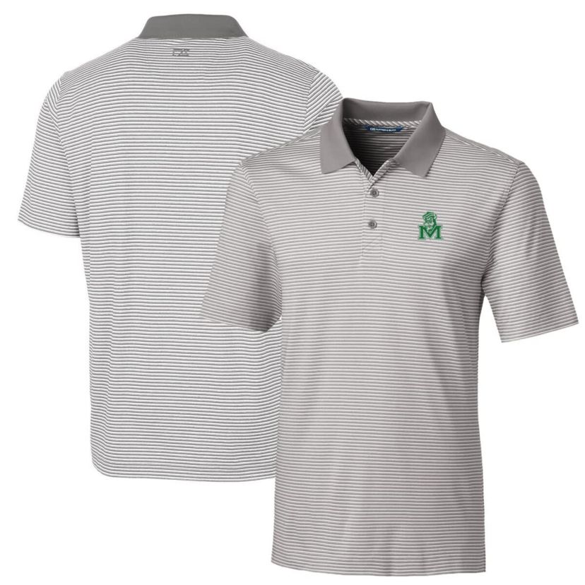 NCAA Marshall Thundering Herd Big & Tall Forge Tonal Stripe Stretch Polo