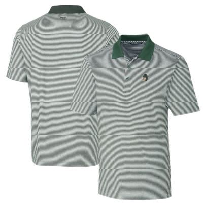 NCAA Michigan State Spartans Big & Tall Forge Tonal Stripe Stretch Polo