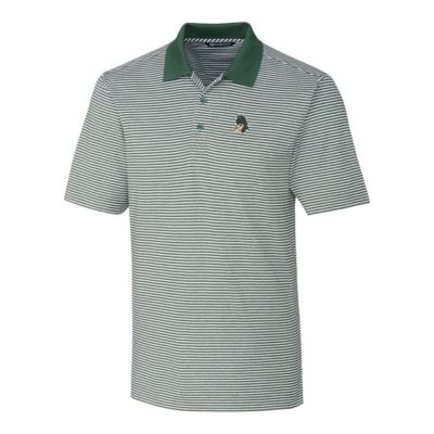 NCAA Michigan State Spartans Big & Tall Forge Tonal Stripe Stretch Polo