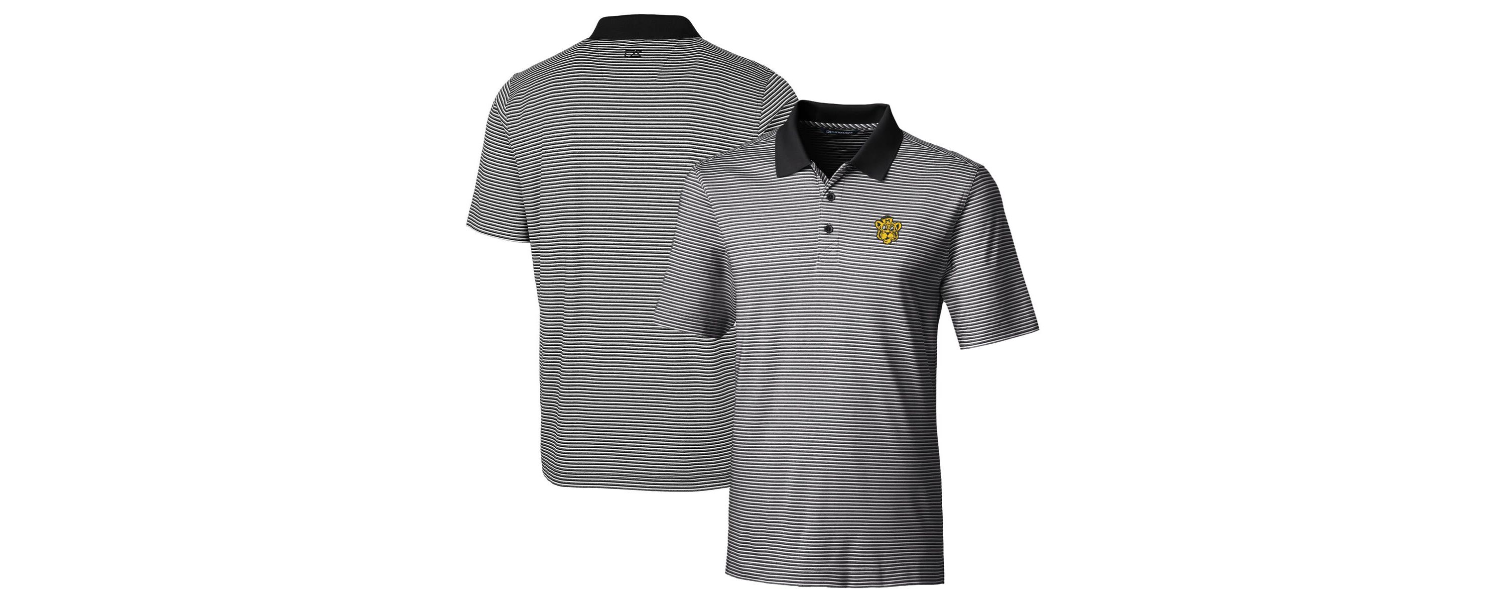 NCAA Missouri Tigers Big & Tall Forge Tonal Stripe Stretch Polo