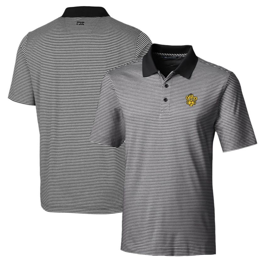 NCAA Missouri Tigers Big & Tall Forge Tonal Stripe Stretch Polo
