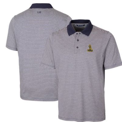 NCAA Northern Arizona Lumberjacks Big & Tall Forge Tonal Stripe Stretch Polo