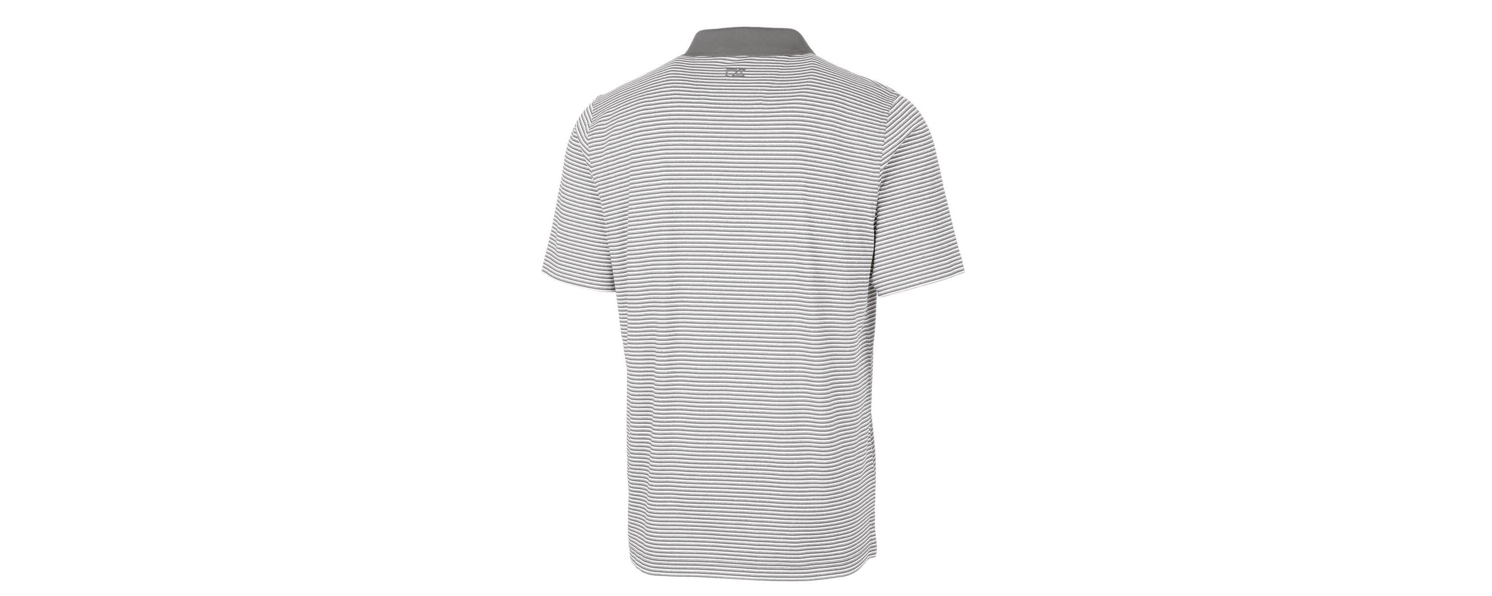 Tulane Green Wave NCAA Tulane Wave Big & Tall Forge Tonal Stripe Stretch Polo