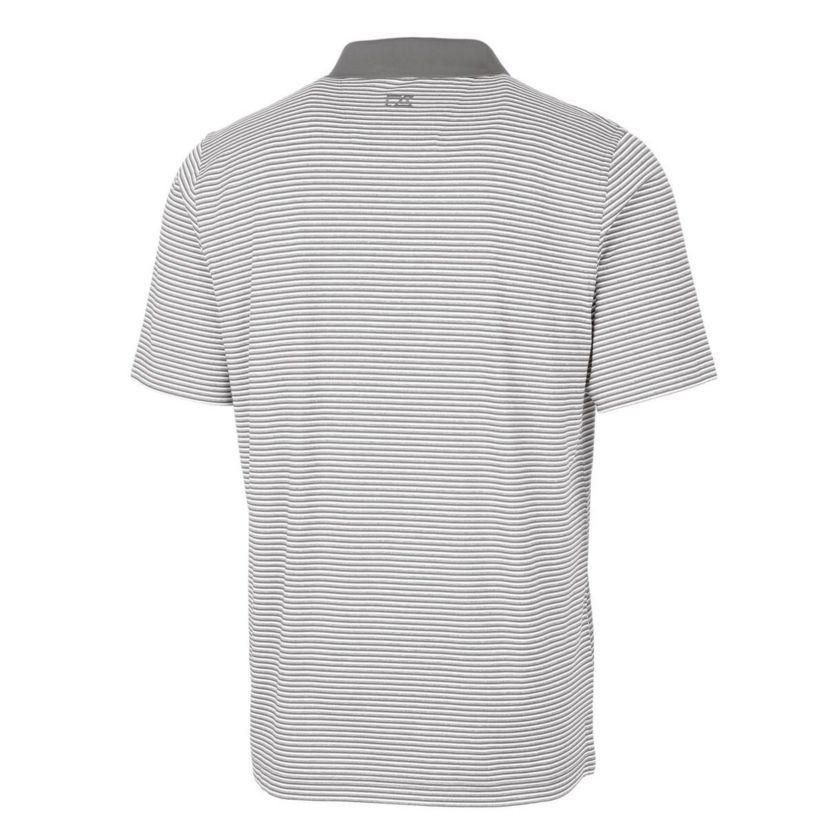 Tulane Green Wave NCAA Tulane Wave Big & Tall Forge Tonal Stripe Stretch Polo