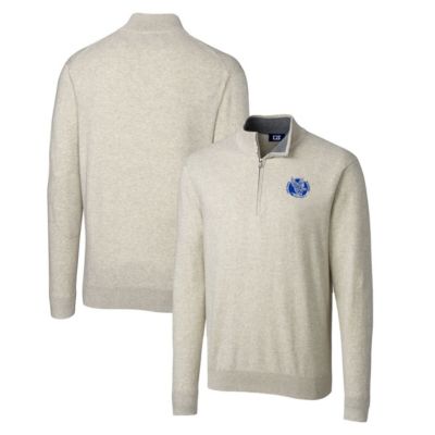 NCAA Air Force Falcons Lakemont Tri-Blend Big & Tall Quarter-Zip Pullover Sweater