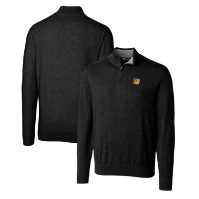 NCAA Baylor Bears Lakemont Tri-Blend Big & Tall Quarter-Zip Pullover Sweater