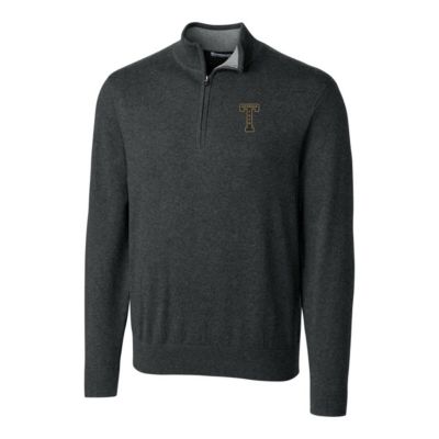 Georgia Tech Yellow Jackets NCAA Georgia Tech Jackets Lakemont Tri-Blend Big & Tall Quarter-Zip Pullover Sweater