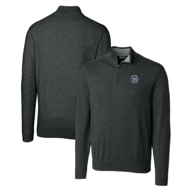 NCAA Penn State Nittany Lions Lakemont Tri-Blend Big & Tall Quarter-Zip Pullover Sweater
