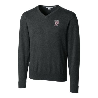 NCAA Mississippi State Bulldogs Lakemont Tri-Blend Big & Tall V-Neck Pullover Sweater