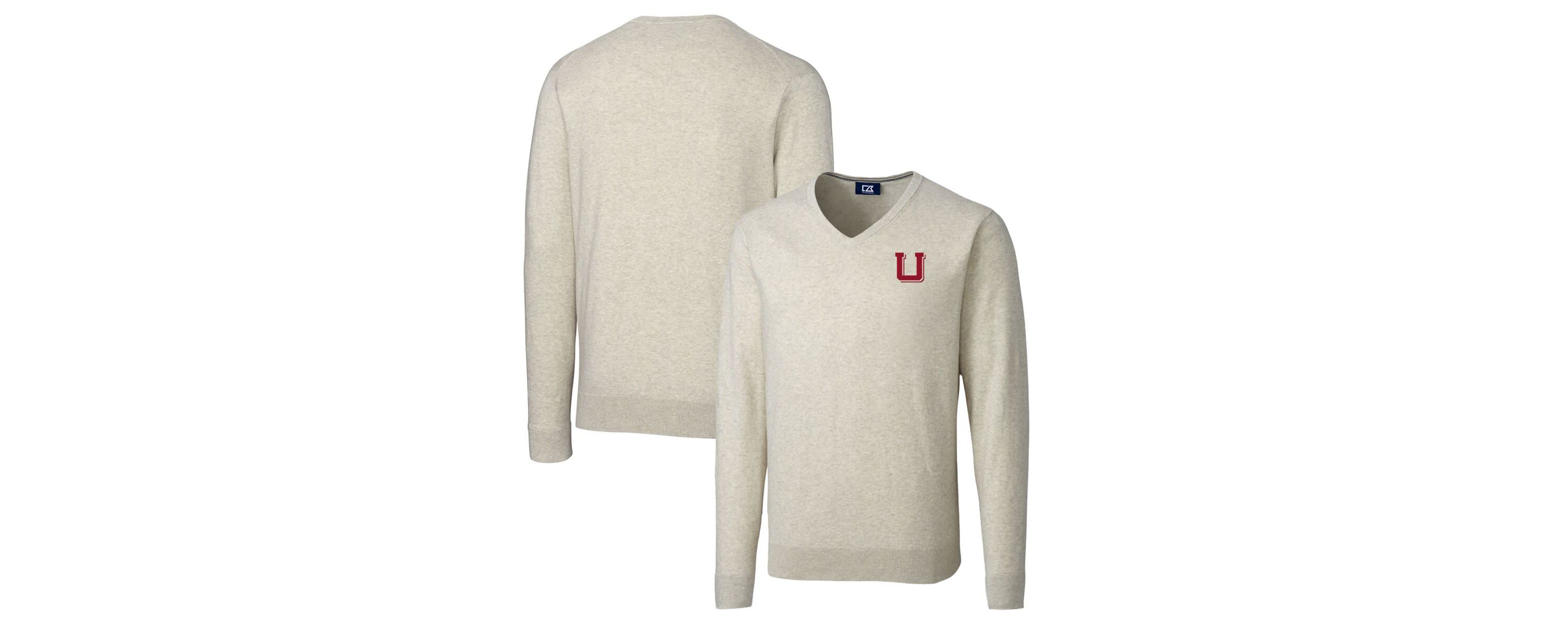 NCAA Utah Utes Lakemont Tri-Blend Big & Tall V-Neck Pullover Sweater