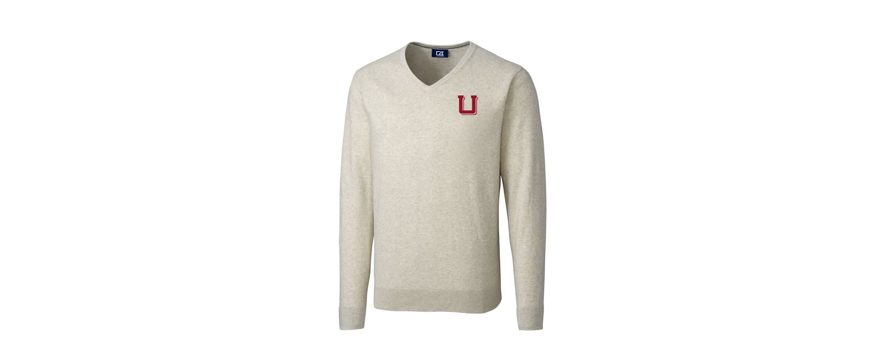 NCAA Utah Utes Lakemont Tri-Blend Big & Tall V-Neck Pullover Sweater
