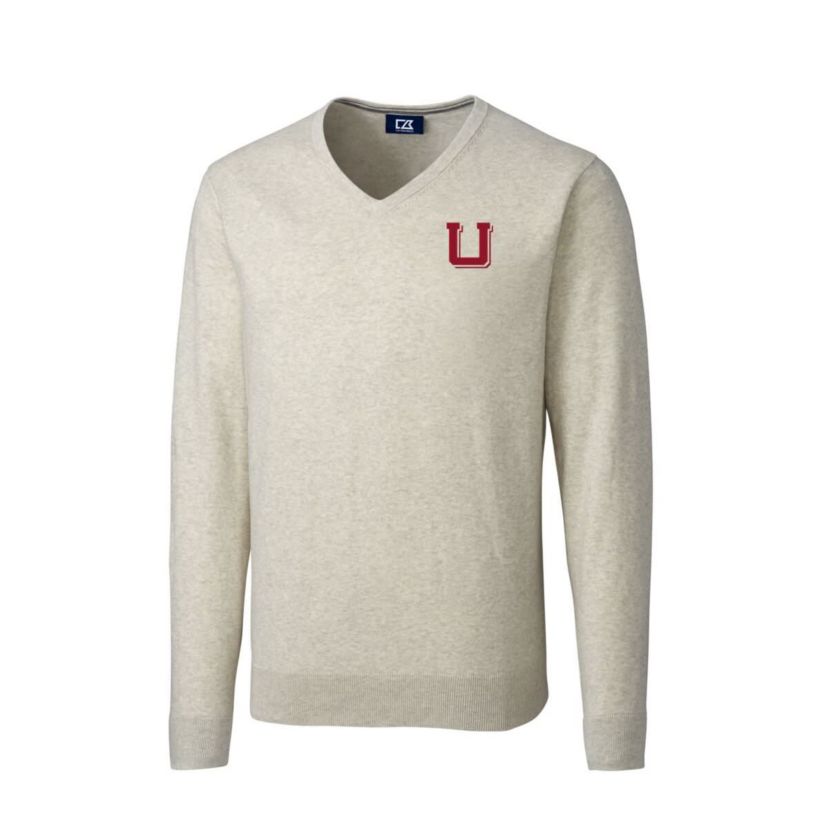 NCAA Utah Utes Lakemont Tri-Blend Big & Tall V-Neck Pullover Sweater