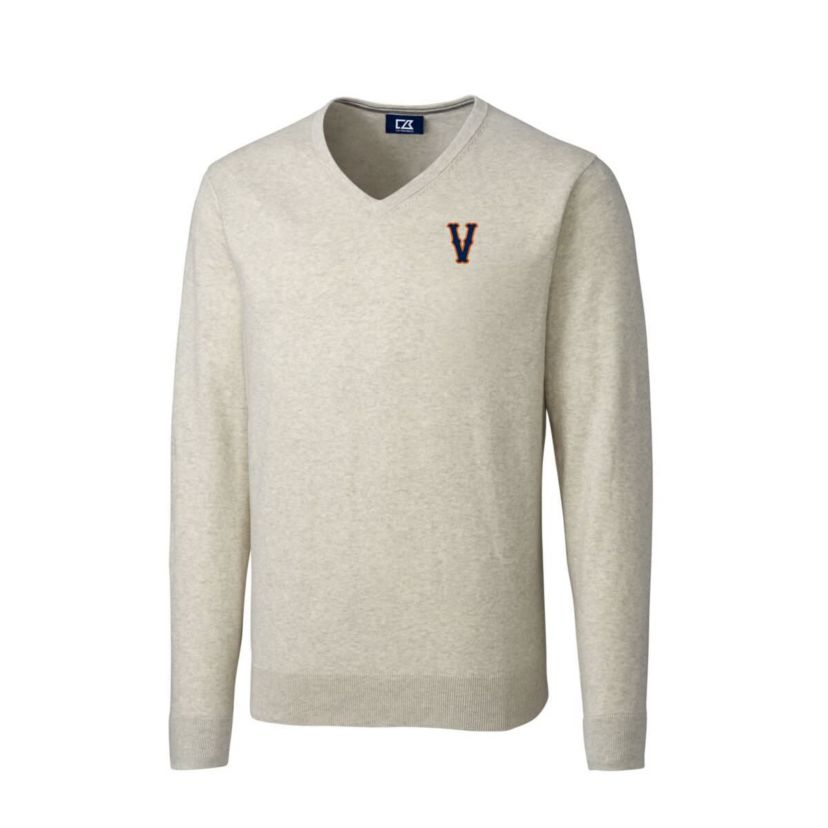 NCAA Virginia Cavaliers Vintage Lakemont Tri-Blend Big & Tall V-Neck Pullover Sweater