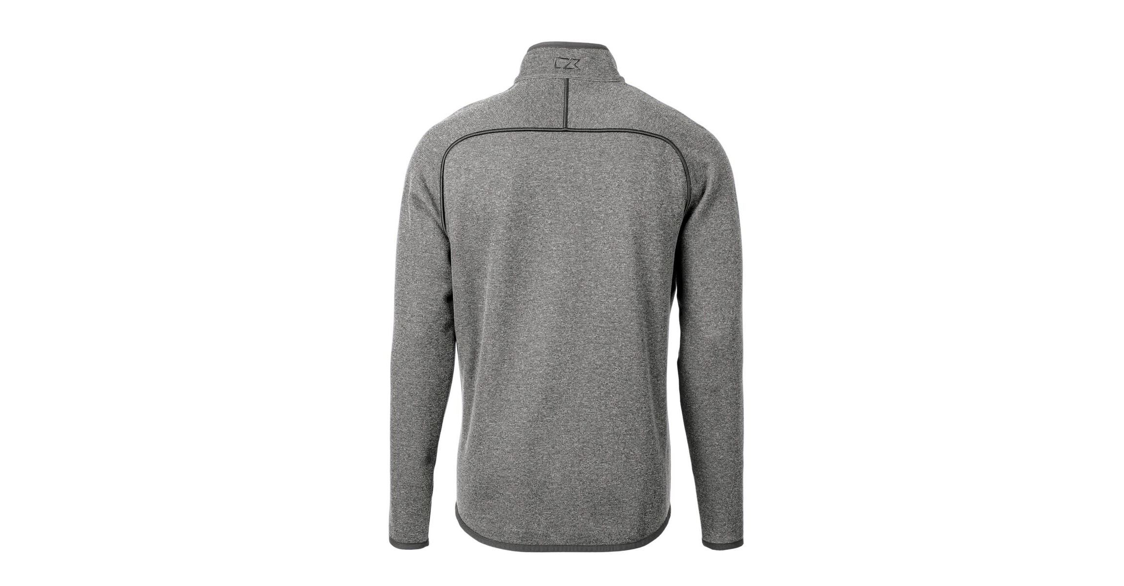 NCAA Heather Air Force Falcons Mainsail Sweater-Knit Big & Tall Full-Zip Jacket