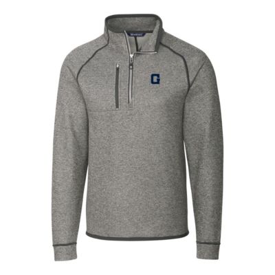 NCAA Georgetown Hoyas Mainsail Sweater-Knit Big & Tall Half-Zip Pullover Jacket