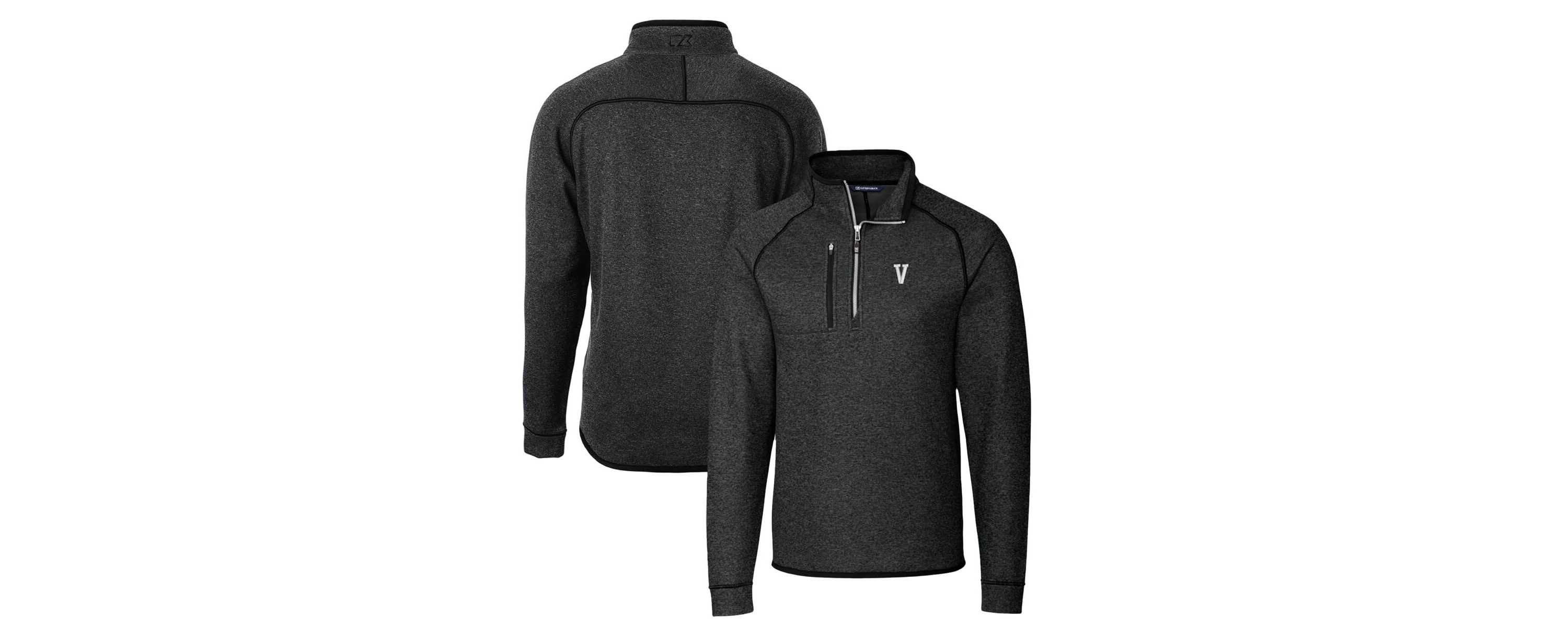 NCAA Villanova Wildcats Mainsail Sweater-Knit Big & Tall Half-Zip Pullover Jacket