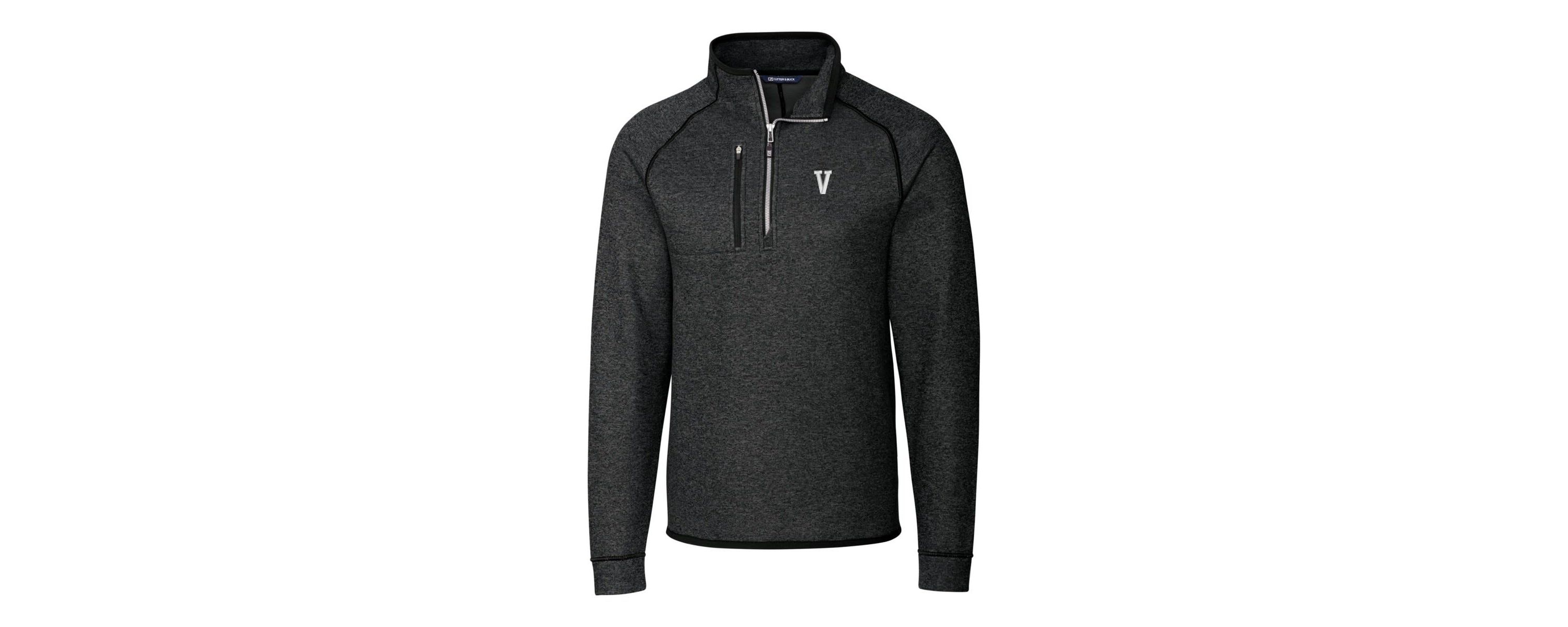 NCAA Villanova Wildcats Mainsail Sweater-Knit Big & Tall Half-Zip Pullover Jacket