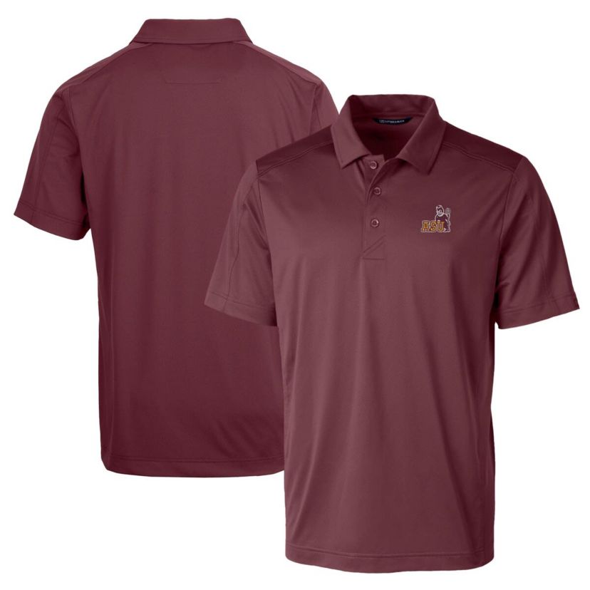 NCAA Arizona State Sun Devils Team Logo Big & Tall Prospect Textured Stretch Polo