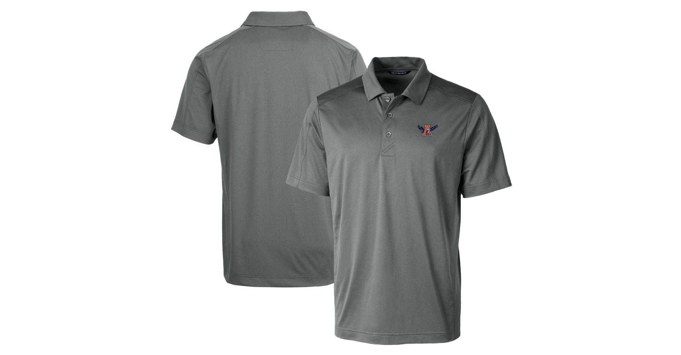 NCAA Auburn Tigers Team Logo Big & Tall Prospect Textured Stretch Polo