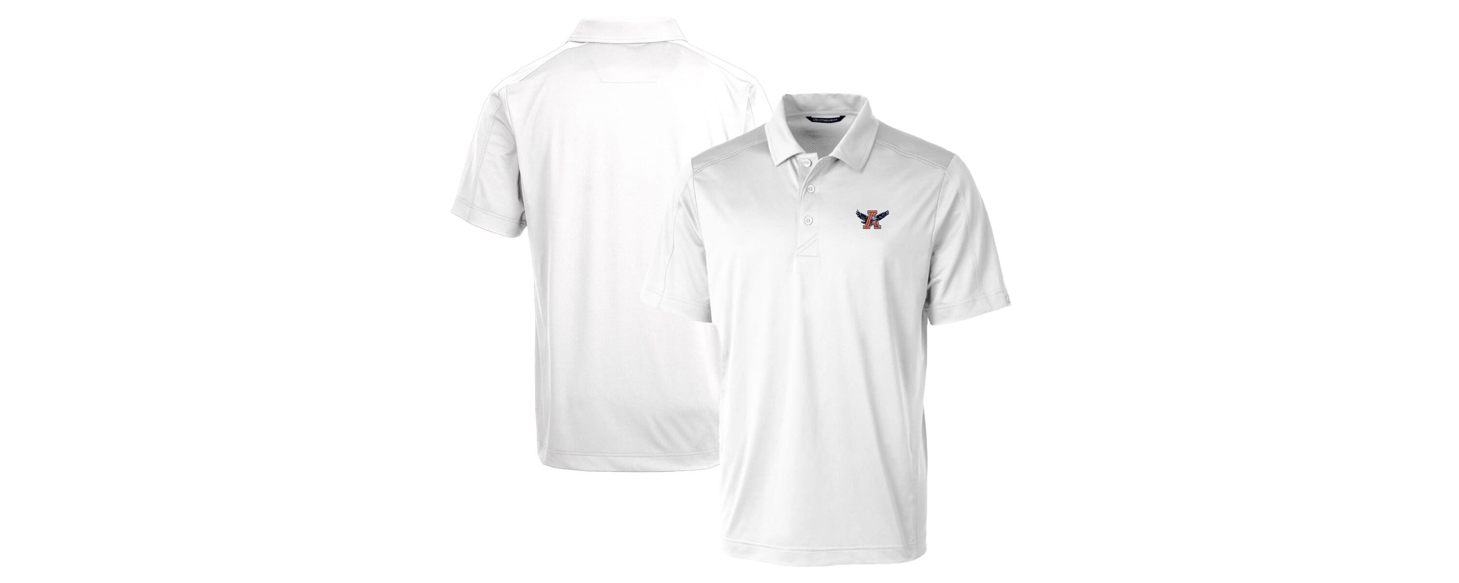 NCAA Auburn Tigers Team Logo Big & Tall Prospect Textured Stretch Polo