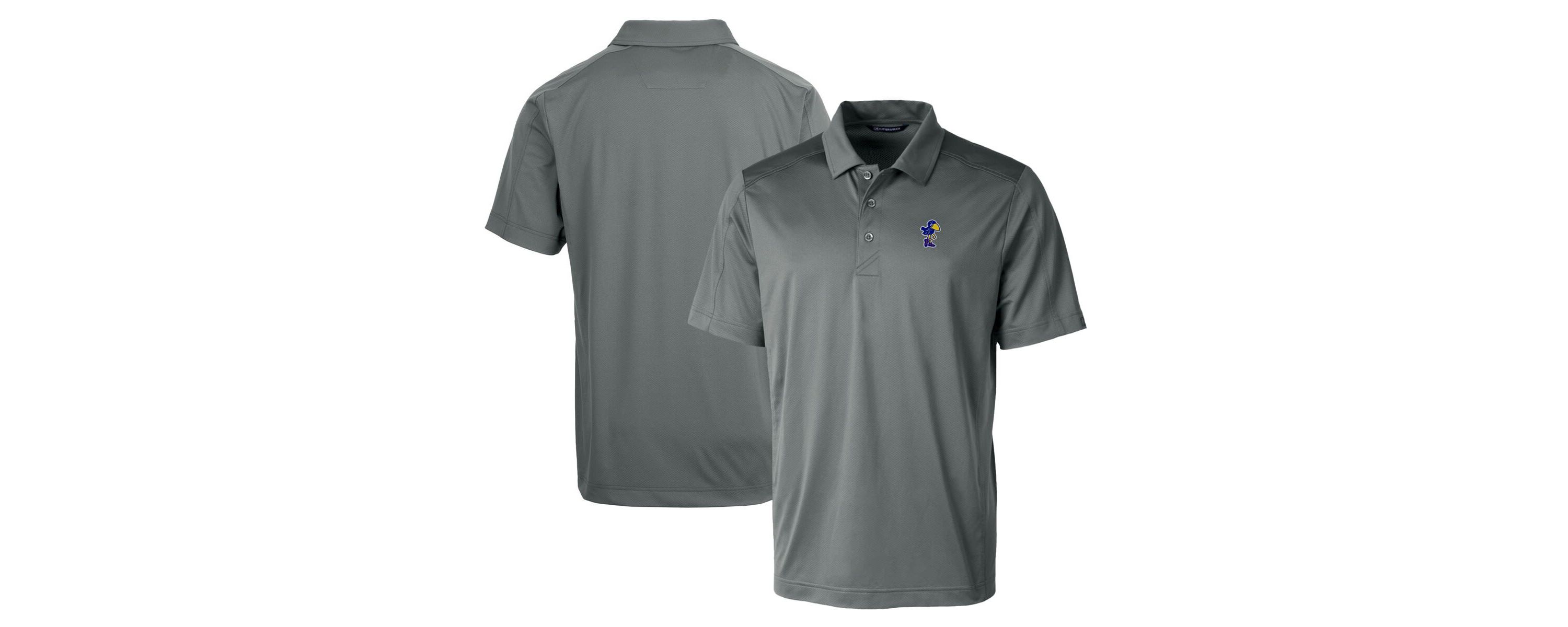 NCAA Kansas Jayhawks Team Logo Big & Tall Prospect Textured Stretch Polo