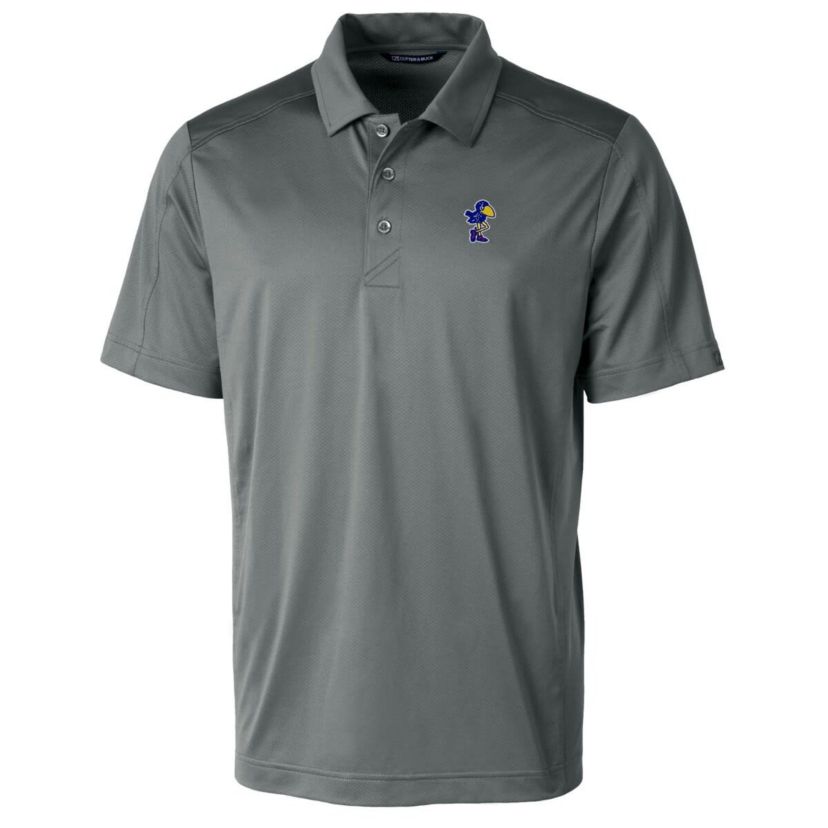 NCAA Kansas Jayhawks Team Logo Big & Tall Prospect Textured Stretch Polo