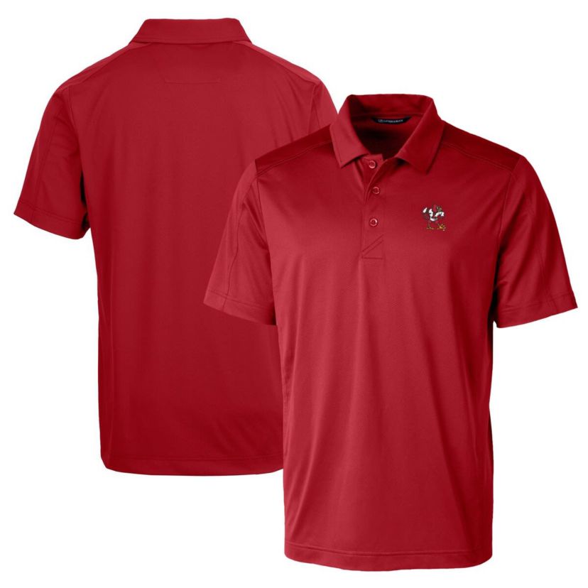 NCAA Louisville Cardinals Team Logo Big & Tall Prospect Textured Stretch Polo