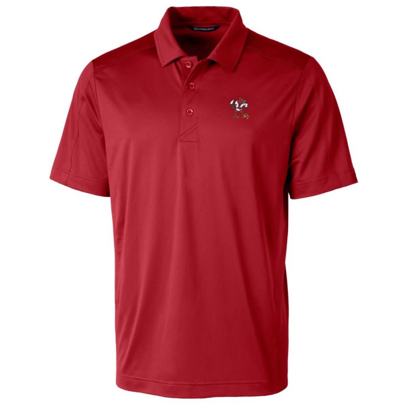 NCAA Louisville Cardinals Team Logo Big & Tall Prospect Textured Stretch Polo