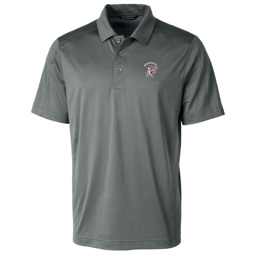 NCAA Mississippi State Bulldogs Team Logo Big & Tall Prospect Textured Stretch Polo