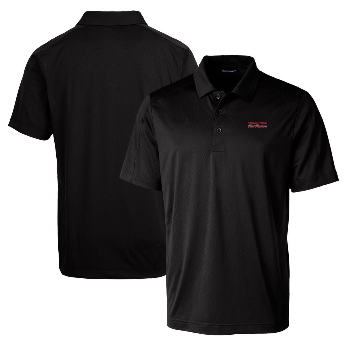 Texas Tech Red Raiders NCAA Texas Tech Raiders Team Logo Big & Tall Prospect Textured Stretch Polo