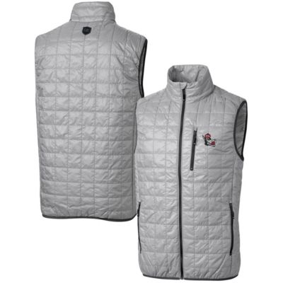 NCAA NC State Wolfpack Team Logo Big & Tall Rainier PrimaLoft Eco Insulated Full-Zip Puffer Vest