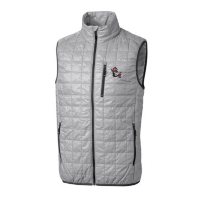 NCAA NC State Wolfpack Team Logo Big & Tall Rainier PrimaLoft Eco Insulated Full-Zip Puffer Vest
