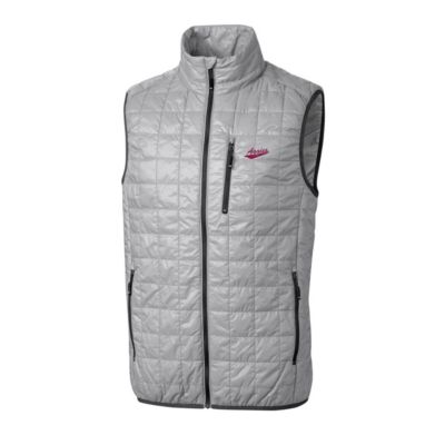 NCAA New Mexico State Aggies Team Logo Big & Tall Rainier PrimaLoft Eco Insulated Full-Zip Puffer Vest