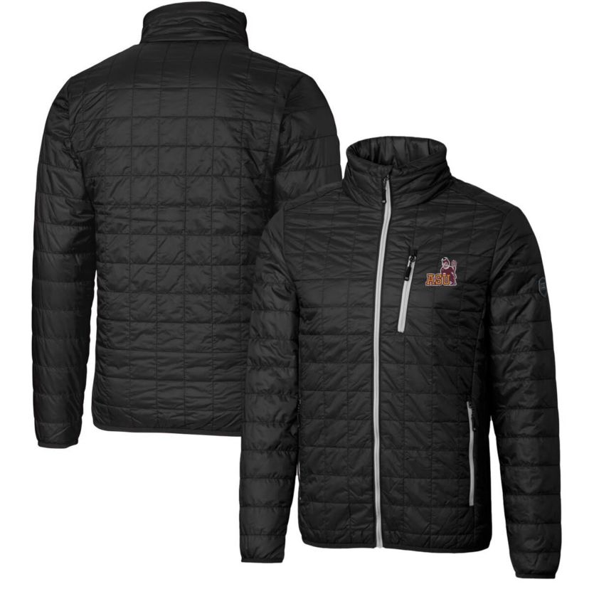 NCAA Arizona State Sun Devils Team Logo Big & Tall Rainier PrimaLoft Eco Insulated Full-Zip Puffer Jacket