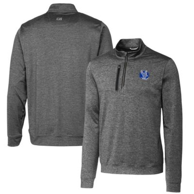 NCAA Air Force Falcons Vault Big & Tall Stealth Quarter-Zip Pullover Top