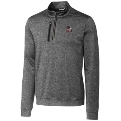 NCAA Arkansas Razorbacks Vault Big & Tall Stealth Quarter-Zip Pullover Top