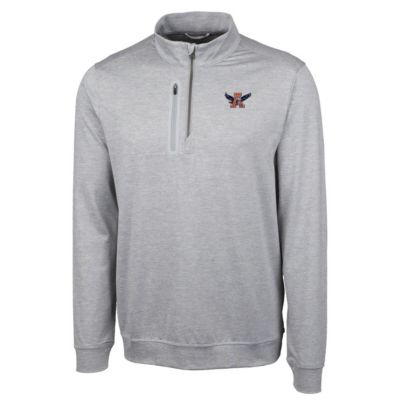 NCAA Auburn Tigers Vault Big & Tall Stealth Quarter-Zip Pullover Top