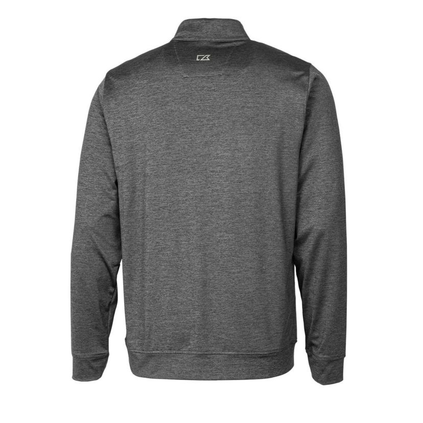 NCAA Illinois Fighting Illini Vault Big & Tall Stealth Quarter-Zip Pullover Top
