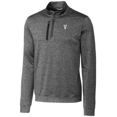 NCAA Villanova Wildcats Vault Big & Tall Stealth Quarter-Zip Pullover Top