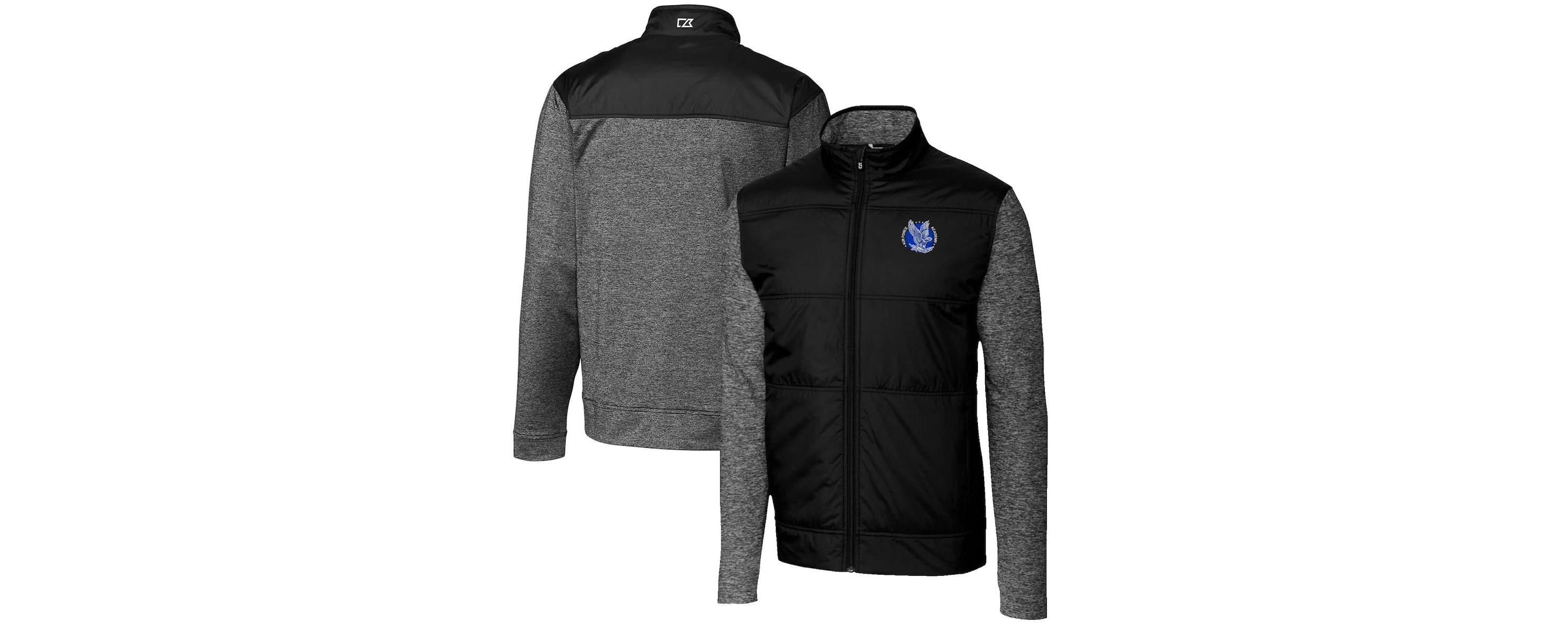 NCAA Air Force Falcons Vault Big & Tall Stealth Hybrid Quilted Full-Zip Windbreaker Jacket