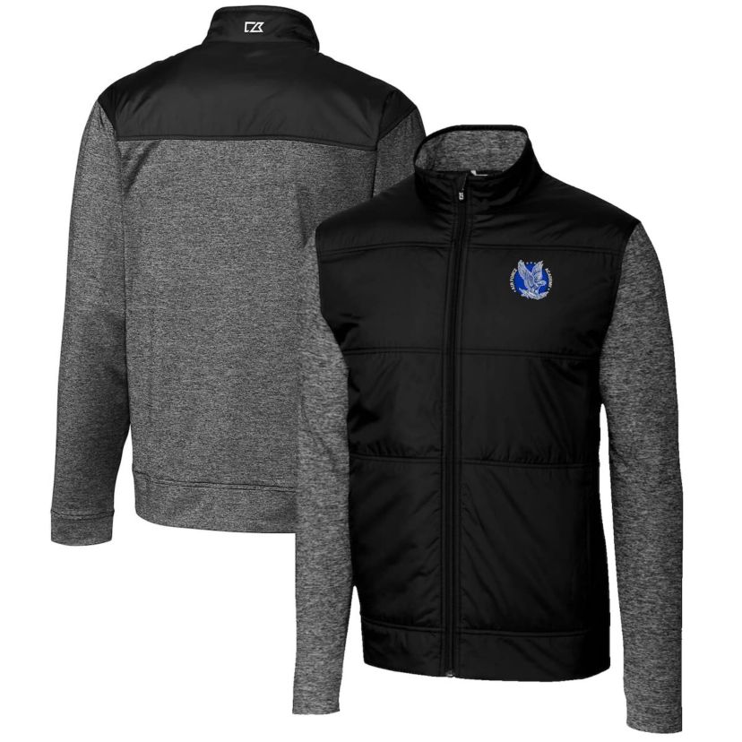 NCAA Air Force Falcons Vault Big & Tall Stealth Hybrid Quilted Full-Zip Windbreaker Jacket